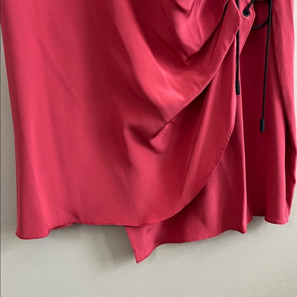 Shipley and Halmos Barneys New York red silk dress size 10 new - Picture 15 of 16